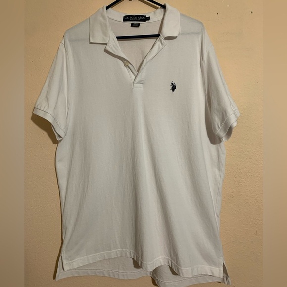 US Polo Assn. XL men’s polo shirt cotton white - Picture 2 of 6